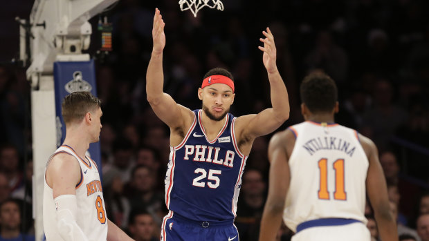Ben Simmons is trailing in the NBA All-Star voting.