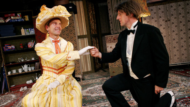 Jon Haynes and David Woods in <i>The Importance of Being Earnest</i>.