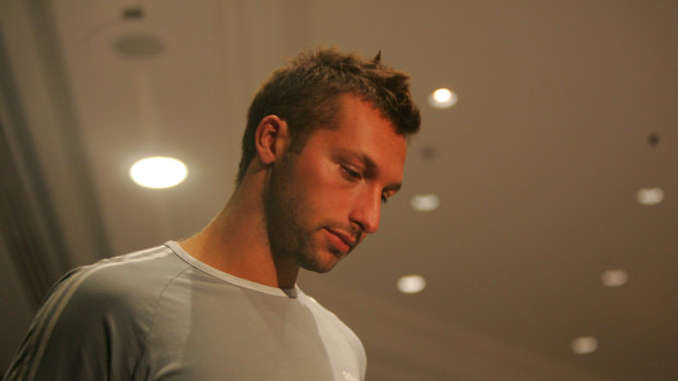 "It's been a very trying time for me." Ian Thorpe at the press conference on March 7, 2006 