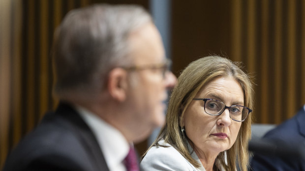 Prime Minister Anthony Albanese and Victorian Premier Jacinta Allan in December.