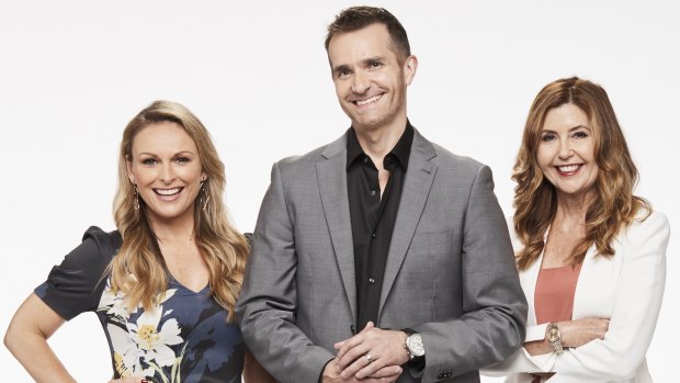 Married at First Sight's experts Mel Schilling, John Aiken and Trisha Stratford.