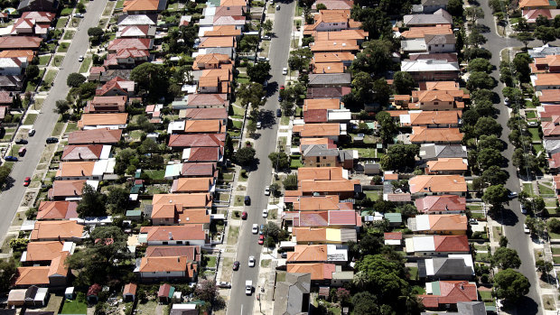 Sydney’s median house price has fallen by nearly 11 per cent in the past year.