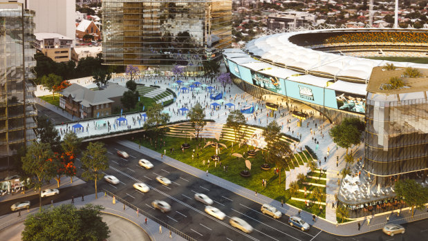 Latest Gabba redevelopment plans 2018 after 2018 Master Plan released.
