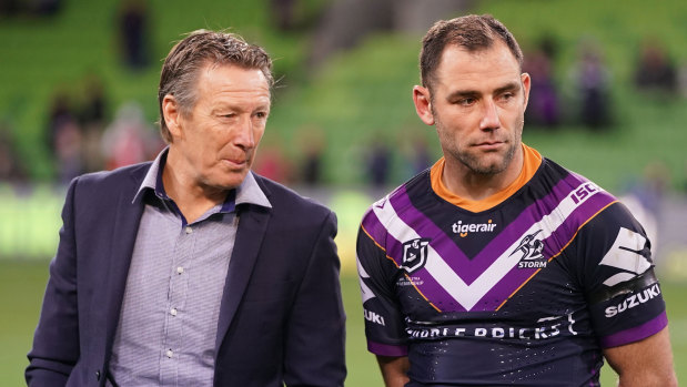 The end of Craig Bellamy and Cameron Smith's time at the Storm is being planned for by the club.