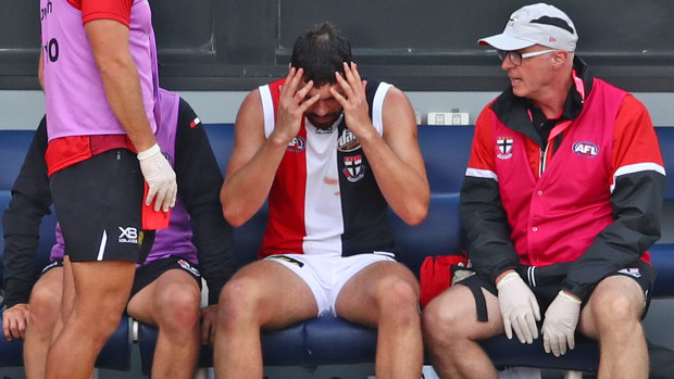 Paddy McCartin’s last concussion in March 2019 put an end to his career at St Kilda.