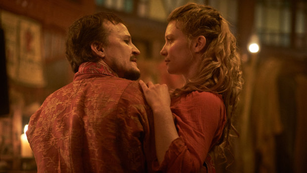 Damon Herriman and Mia Wasikowska  are the eponymous puppeteers in Judy and Punch.