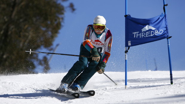Frank Prihoda on the slopes in 2007. 