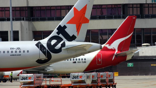 Dozens of flights have been delayed or cancelled at Melbourne Airport due to strong winds.