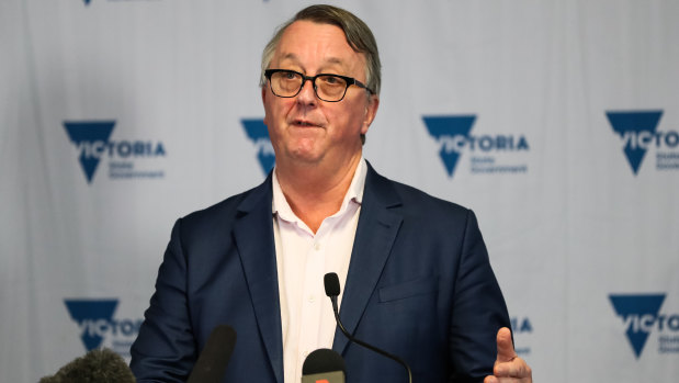 Health Martin Foley speaks during a press conference on June 5.