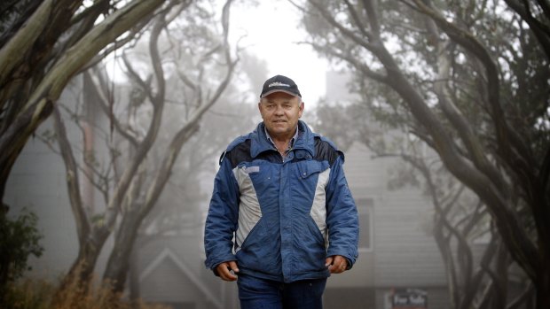 Hans Grimus on Mt Buller in 2009.