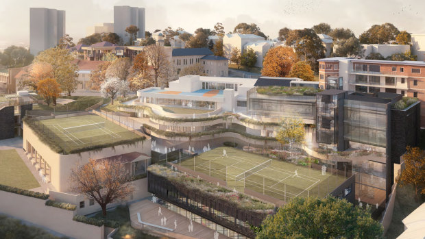 Redevelopment plans for Loreto Kirribilli, which is getting a $371,000 top-up payment from the federal government.