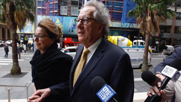 Geoffrey Rush was awarded aggravated damages in his defamation trial. 