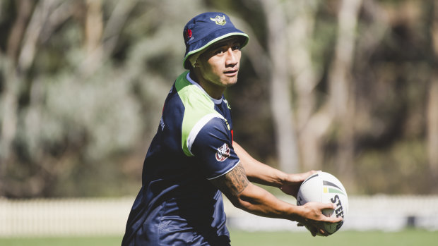Raiders five-eighth Ata Hingano was named in the Tonga squad to face Australia.