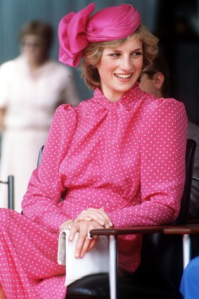 Princess Diana during a visit to Perth, Australia, March 1983. 