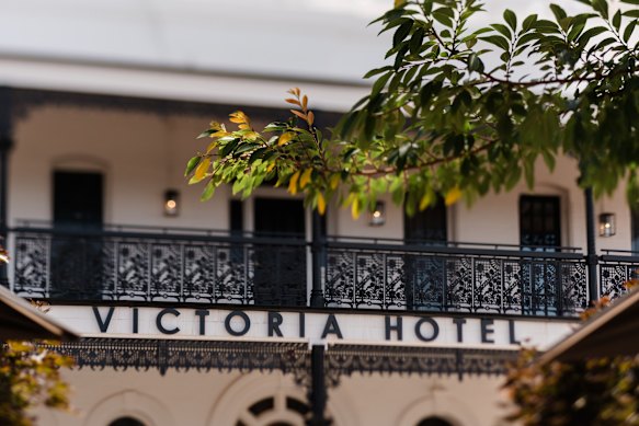The historic Victoria Hotel was built in 1868.