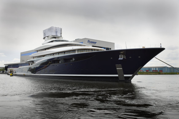 Project 821, as it is still known, is 119 metres long and 19 metres wide – putting it among the world’s largest pleasure cruisers.