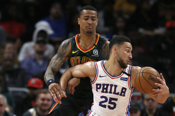 Philadelphia superstar Ben Simmons was forced from the court in February before the COVID-19 shutdown and could return straight into an NBA play-off series.