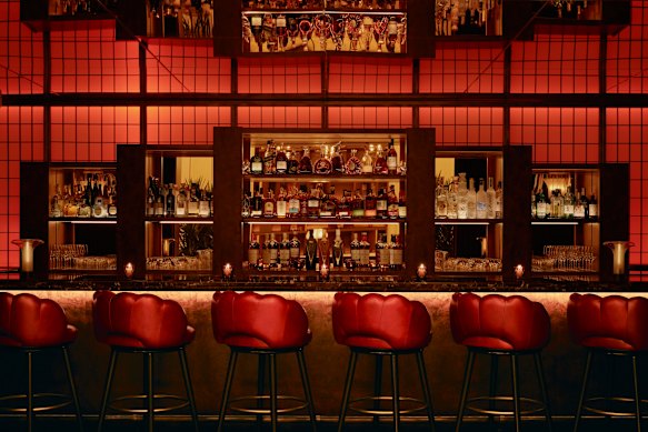 The speakeasy-style Rose Bar at Delano Miami Beach.