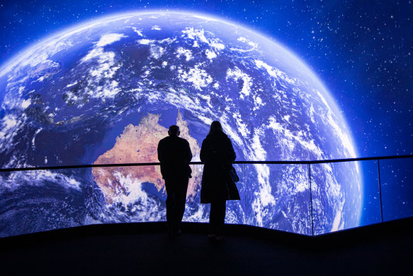 The BBC Earth Experience uses digital projection technology to take visitors through an immersive 360-degree audiovisual experience.