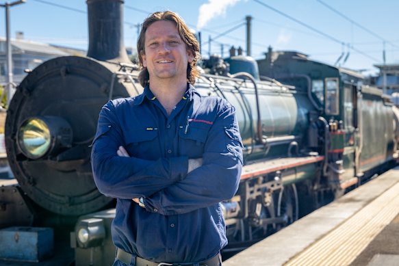 Tutor driver Peter Cohen said it took many hours to prepare a steam train for a special service.