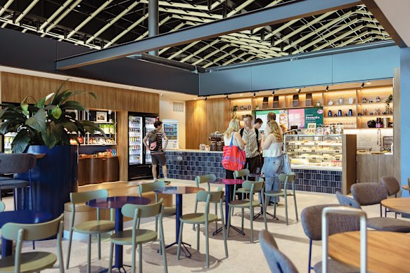 A new cafe in international departures.
