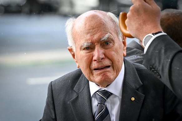 John Howard lashed the Prime Minister’s Palestinian call.