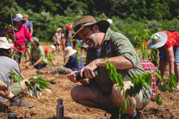 Rainforest Rescue CEO Branden Barber says helping restore and protect the environment strikes a chord with the community.