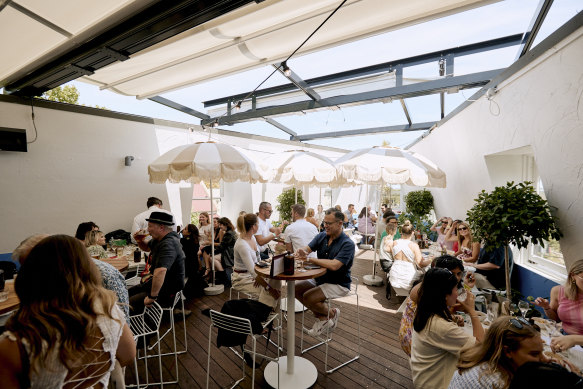 In Darlinghurst, the Taphouse’s rooftop bar is a “top floor without a ceiling”.