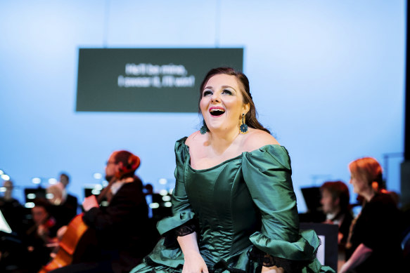 Sicilian mezzo soprano Chiara Amaru makes a triumphant Australian debut as Rosina.