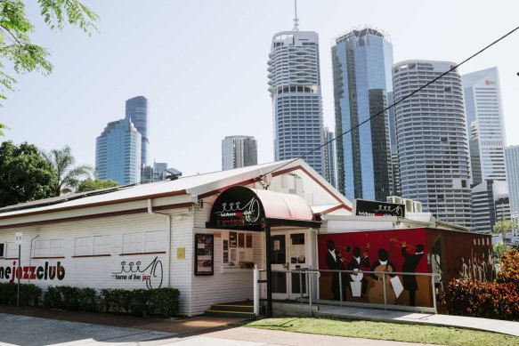 Brisbane Jazz Club’s riverfront position means it has spectacular views but has also made it subject to flooding. 