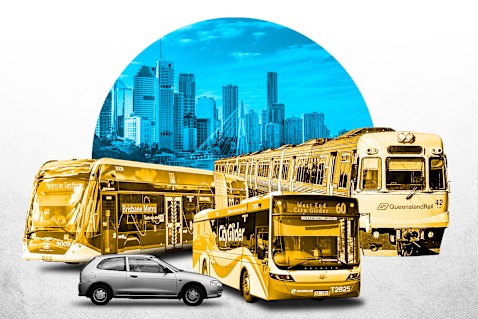 A Brisbane journey planning website has compared travel times from more than 200 suburbs.