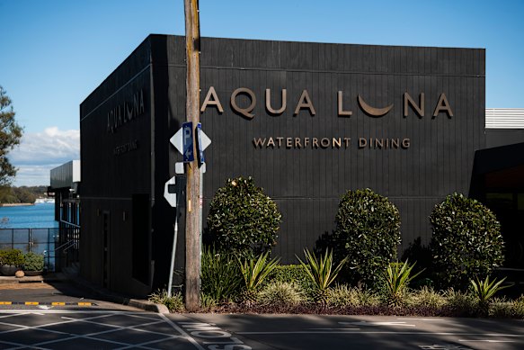 Aqua Luna, which occupies the top floor of the same building as the 107-year-old Drummoyne Rowing Club.