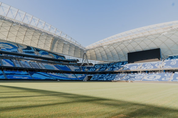 Allianz Stadium is just about ready to host live entertainment.