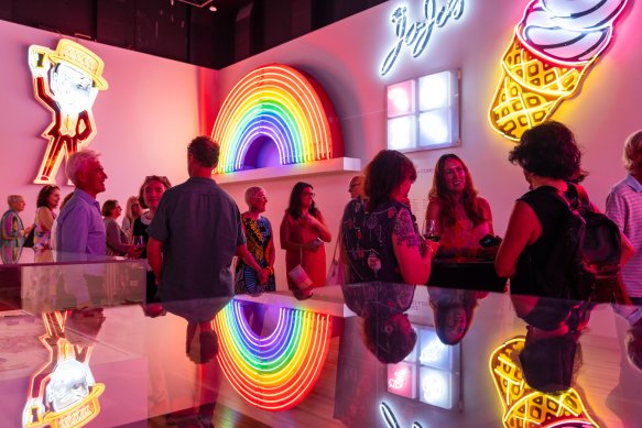The Neon exhibition at the State Library of Queensland runs until February