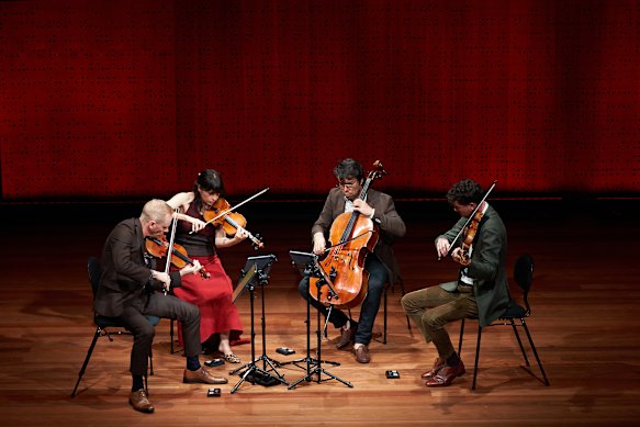 The Australian String Quartet presented  a program of strong expressive intensity.