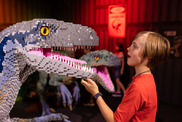 <i>Jurassic World by Brickman</i> at the Queensland Museum.