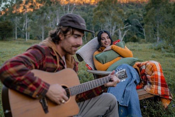 If you’re forced to be outside in winter to hear someone play guitar, you might as well be warm.