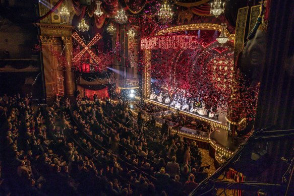 The opening night of Moulin Rouge! The Musical at the Regent Theatre. 