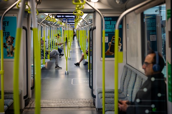 Still plenty of seats on Friday’s metro services.