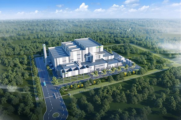 An artist’s impression of the proposed facility in Laverton North.