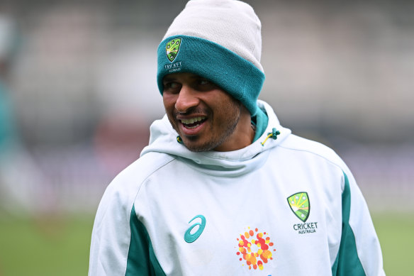 Family first: Usman Khawaja.