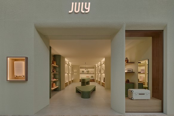 July luggage likes to drive people into stores because they spend more.