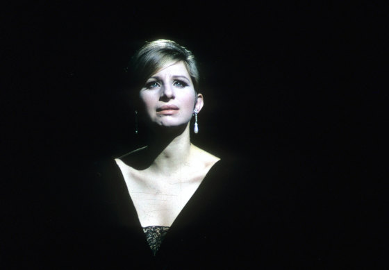 Barbra Streisand as Fanny Brice in Funny Girl.