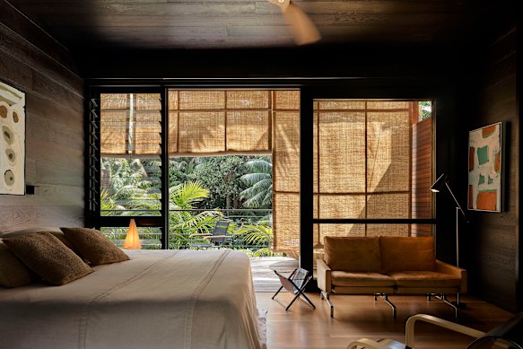Tranquil tree views... guest bedroom.