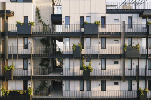 The Nightingale 2 building in Fairfield was built with no car parking following a high-profile VCAT case.