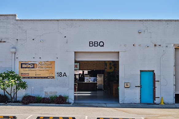 The Big Don’s Smoked Meats warehouse in Bayswater.