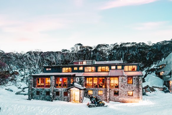 Perisher’s Boonoona Ski Lodge resides on the luxury end with its sauna.
