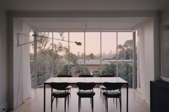 There are few, if any, small apartments built today that benefit from views on all sides.