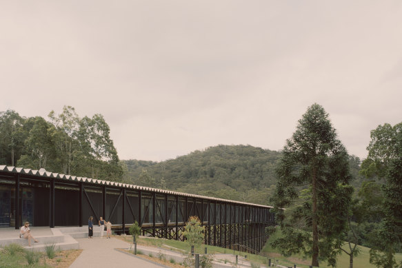 The Bundanon museum.