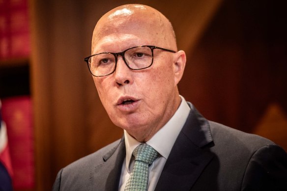 Opposition Leader Peter Dutton accused the CSIRO of “bagging” his party’s nuclear energy plan on Monday.